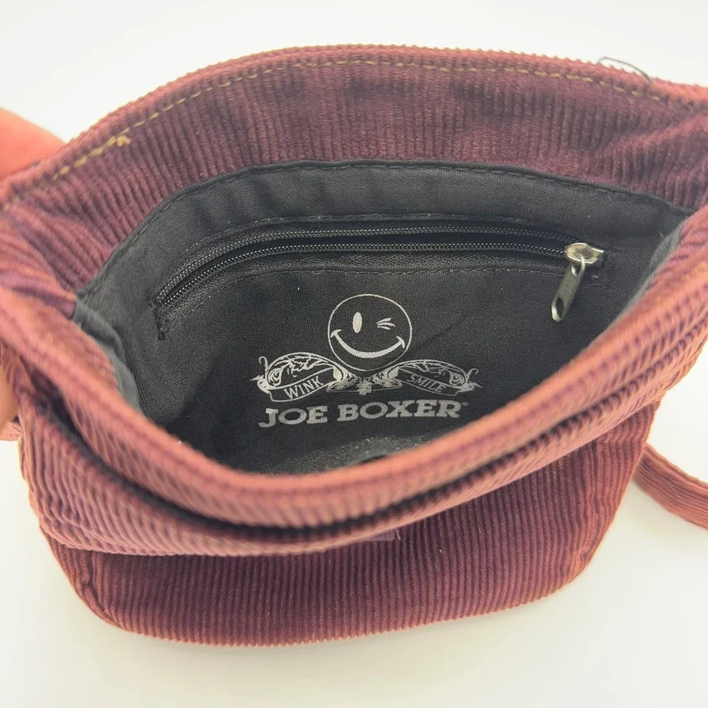 Vintage Y2K Joe Boxer Mini Crossbody Bag Womens Small Utility Flap Pocket